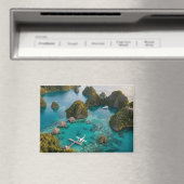 Piaynemo Raja Ampat Islands Paradise View Art Magneet (Insitu (Vaatwasser))