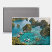 Piaynemo Raja Ampat Islands Paradise View Art Magneet (Voorkant / Achterkant)