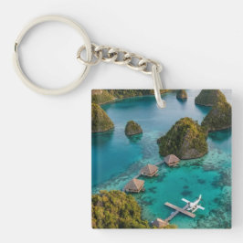 Piaynemo Raja Ampat Islands Paradise View Art Sleutelhanger