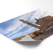 Piazza al Campo Siena Poster (Hoek)