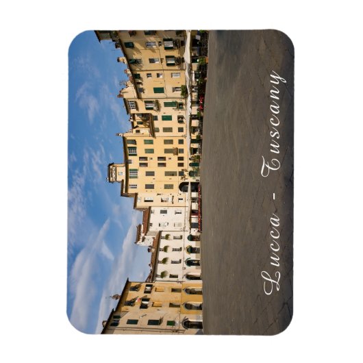 Piazza Anfiteatro Squin Lucca - Toscane, Italië Magneet (Verticaal)