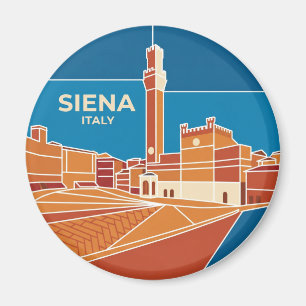 Piazza del Campo Italië Magneet