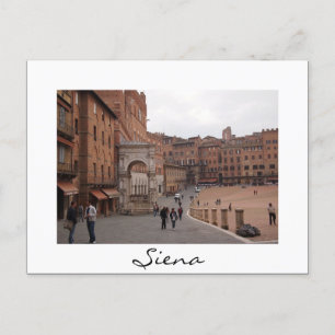 Piazza del Campo, Sienne carte postale