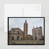 Piazza del Duomo, Parma, Italië Briefkaart (Voorkant / Achterkant)