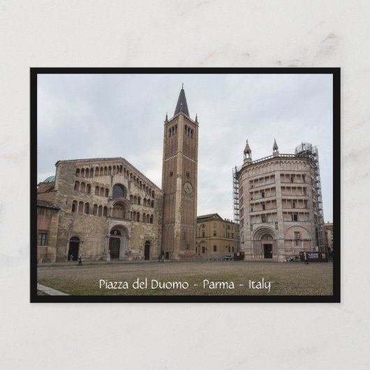 Piazza del Duomo, Parme, Italie Carte postale (Devant)