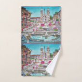Piazza di Spagna - (Serviette à main)
