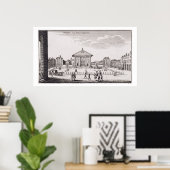 Piazza in Covent Garden, 1647 (graving) Poster (Thuiskantoor)