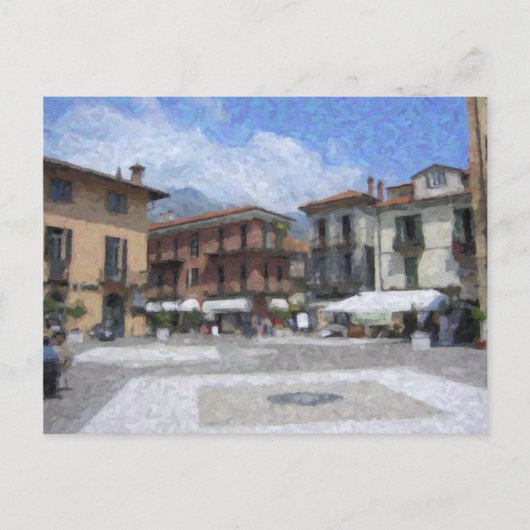 Piazza, Menaggio, Italie Carte postale (Devant)
