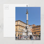 Piazza Navona in Rome, Italië Briefkaart (Voorkant / Achterkant)