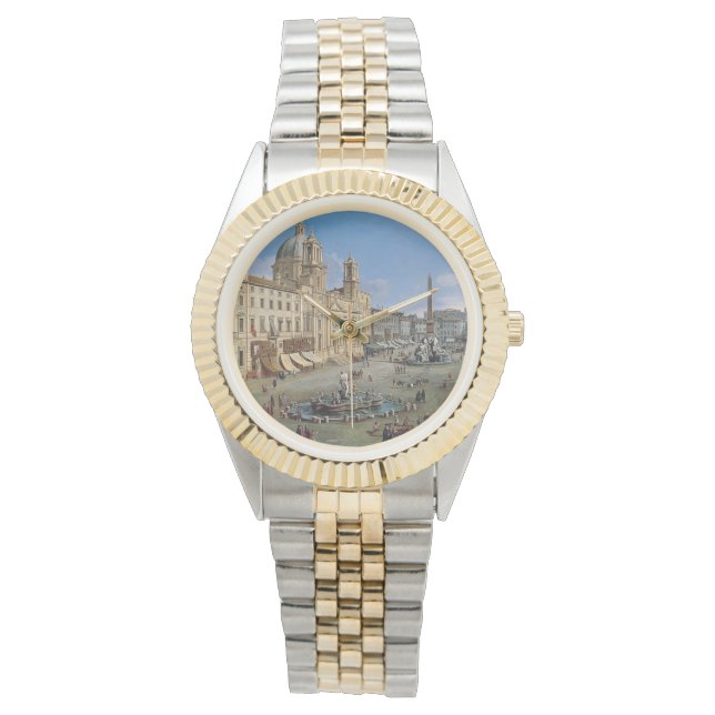 Piazza Navona, montres d'art de Rome (devant)