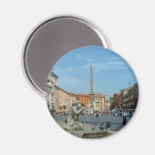 Piazza Navona - Rome Magneet (Voorkant / Achterkant)