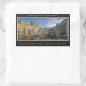 Piazza Navona, stickers van de douane van Rome (Tas)