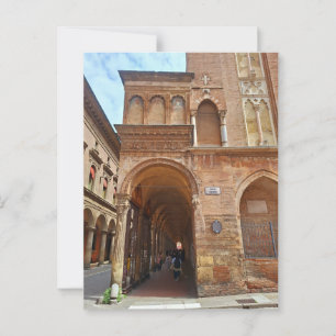 Piazza Rossini Bologna Italië Briefkaart