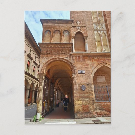 Piazza Rossini Bologna Italië Briefkaart (Voorkant)