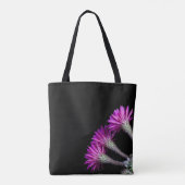 Piazza roze cactus bloeit uit de buurt draagtas (Achterkant)