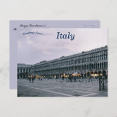 Piazza San Marco of San Marcoplein Venetië Italië Briefkaart (Voorkant / Achterkant)