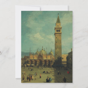 Piazza San Marco van Canaletto Kaart