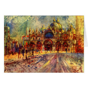 Piazza San Marco, Venetië door Pierre Renoir