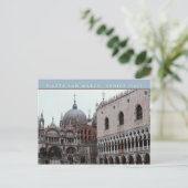 Piazza San Marco, Venetië Italië Briefkaart (Staand voorkant)