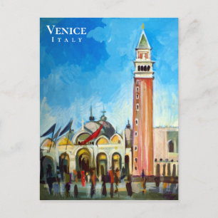 Piazza San Marco - Venetië, Italië Briefkaart