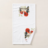 Pic à tête rouge (Serviette à main)