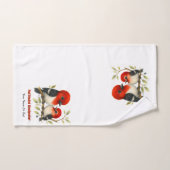 Pic à tête rouge (Serviette à main)