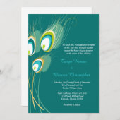 Pic bleu 5x7 Faire-part de mariage (Devant / Derrière)