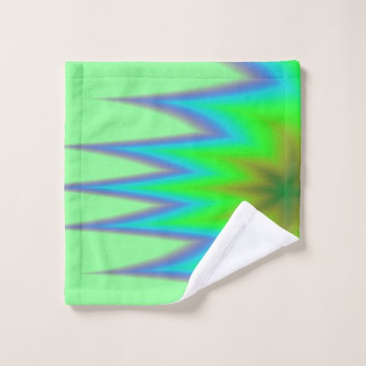 Pic bleu vert clair (Gant de toilette)