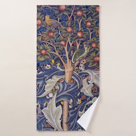 Pic de bois, William Morris (Serviette de bain)