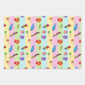 Pic 'n' mix Snoepjes Wrapping Paper Set (Voorkant)