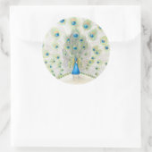 Pic sur un autocollant rond (Sac)