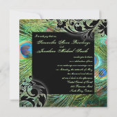 Pic vert Faire-part de mariage (Dos)