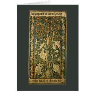 Pic vert par William Morris, Art textile vintage