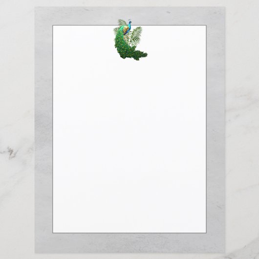 Pic Vibrant | Feuille de papier gris (Dos)