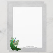 Pic Vibrant | Feuille de papier gris (Devant / Derrière)