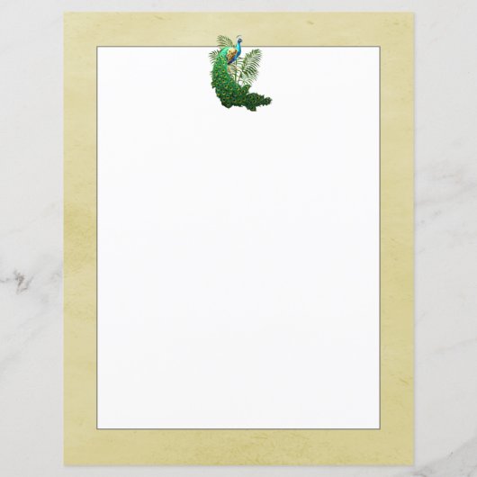 Pic Vibrant | Feuille de papier jaune (Dos)