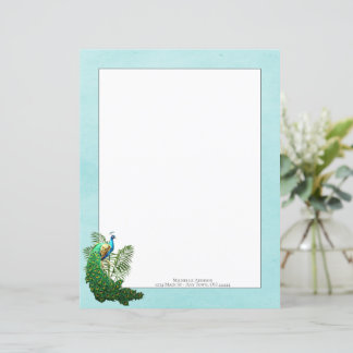 Pic Vibrant | Feuille de papier Turquoise