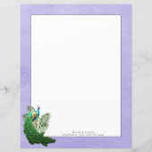 Pic Vibrant | Feuille papier lavande (Devant)