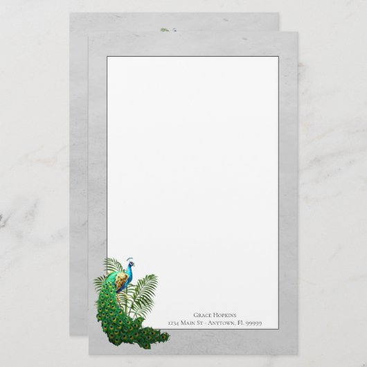 Pic Vibrant | Papeterie gris (Devant / Derrière)