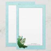 Pic Vibrant | Papeterie Turquoise (Devant / Derrière)