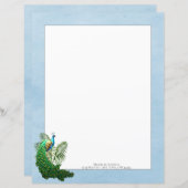 Pic Vibrant | Papier bleu (Devant / Derrière)