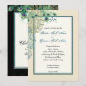 Pic Vintage, plumes à la cuisine - Invitation (Devant / Derrière)