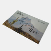 Picacho Peak Arizona Southwest-woestijnberg Deurmat (Schuin)