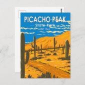 Picacho Peak State Park Arizona  Briefkaart (Voorkant / Achterkant)