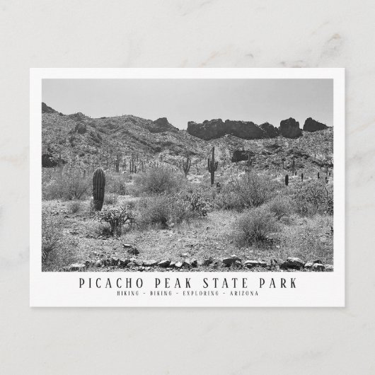 Picacho Peak State Park Keepsake Arizona Briefkaart (Voorkant)