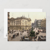 Picadilly Circus, Londen c.1895 Briefkaart (Voorkant / Achterkant)