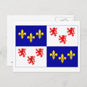 Picardische vlag briefkaart (Voorkant / Achterkant)