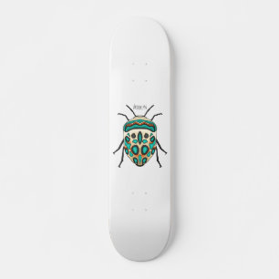Picasso bug cartoon illustratie skateboard
