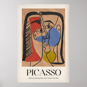 Picasso Portret Jacqueline Glanzend Haar962 Poster