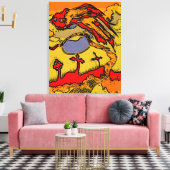 Picasso Raven Canvas Afdruk (Insitu (Woonkamer))